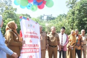 Pemkot Bandar Lampung Melaunching Air Kemasan Merek Siger Mineral