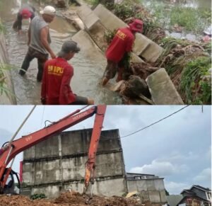 Walikota Bunda Eva Perbaiki Talud Jebol dan Tembok Warga di Tanjung Senang