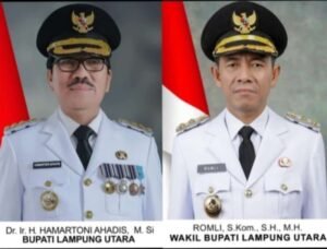 Presiden Prabowo Melantik Dr. Ir. H. Hamartoni Ahadis dan Romli, S.Kom., M.M. sebagai Bupati dan Wakil Bupati Lampung Utara