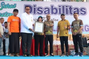 Bandar Lampung Raih Rekor MURI lewat Jalan Sehat dan Senam Disabilitas