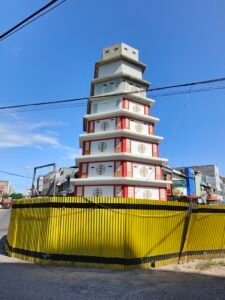 Tugu Pagoda Hampir 2 Milyar Sudah Setahun Belum Juga Selesai, Dinas PU Balam Bungkam