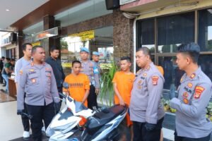 Curi Motor demi Ponsel dan Pesta Ultah, Dua Pemuda di Bandar Lampung Diringkus Polisi
