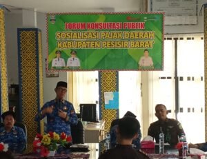Bapenda Pesibar Gelar Forum Konsultasi Publik Dalam Rangka Sosialisasi Pajak Daerah