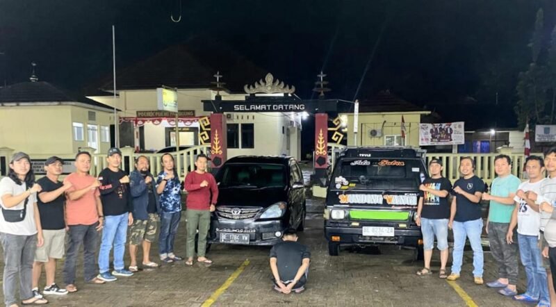 Satreskrim Polres Tanggamus Ungkap Kasus Pencurian Mobil L300, Satu Pelaku Ditangkap