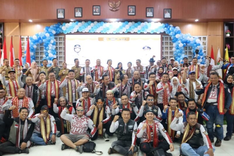 Wali Kota Eva Dwiana Lepas Peserta IMBI Asean Ride 2025 dari Bandar Lampung