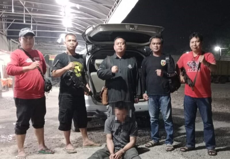 Polsek Gedung Aji Tangkap Buronan Kasus Pencurian Ternak di Tulang Bawang