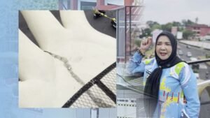 JPO Siger Millenial Tidak Retak, Bunda Eva Pastikan Itu Hanya Lumut
