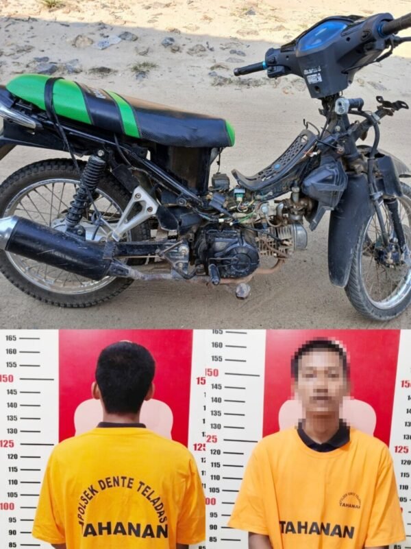 Polsek Dente Teladas Tangkap DPO Curanmor di Lampung Tengah