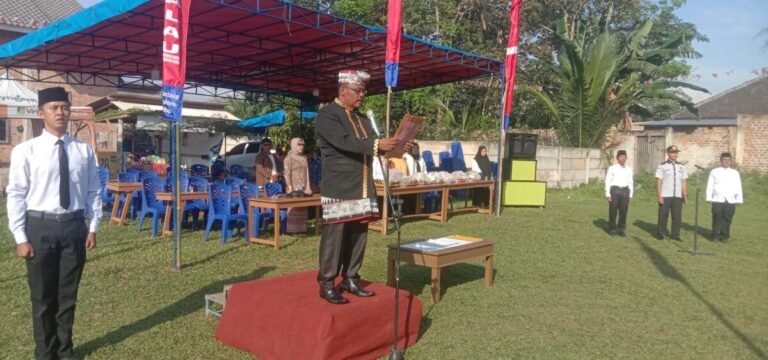 Desa sabau peringati hari Kemerdekaan ke 80 , kades ” jalin rasa persatuan , pemerataan ekonomi di desa sabau balau .