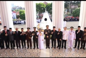 Pemerintah Kota Bandar Lampung Menggelar Upacara Peringatan Hari Ulang Tahun (HUT) ke-80 Republik Indonesia.