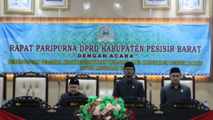 Wakil Bupati Irawan Topani Hadiri Rapat Paripurna Persetujuan KUA-PPAS APBD Tahun Anggaran 2026