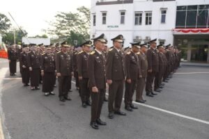 Kajati Lampung Pimpin Upacara Hari Lahir Kejaksaan RI ke-80