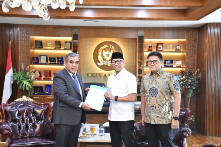 Gubernur Lampung Sampaikan Aspirasi Rakyat ke Ketua MPR dan Wamen Setneg