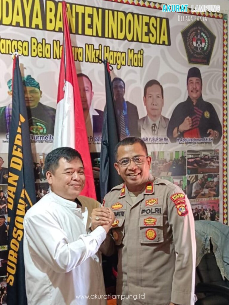 Kunjungan Persahabatan Kapolsek Metro Timur Bersama Pendekar Banten Kota Metro