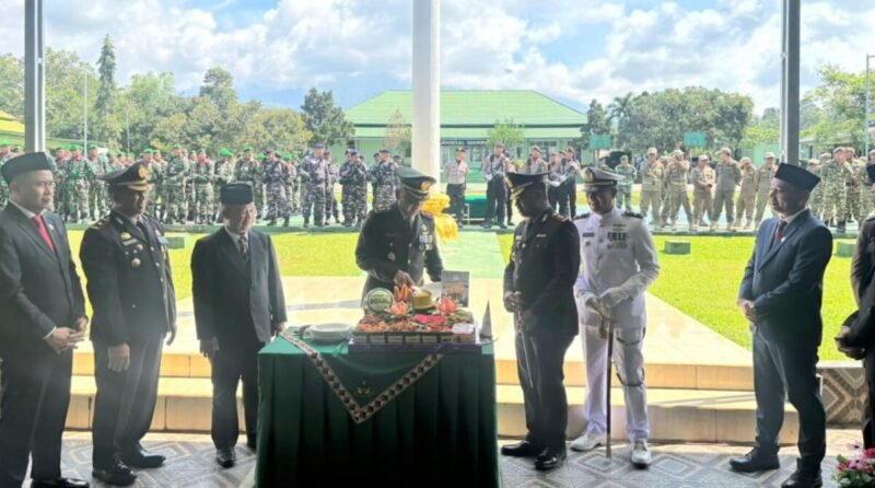 Polres Tanggamus dan Forkopimda Beri Kejutan HUT TNI ke-80 di Kodim 0424