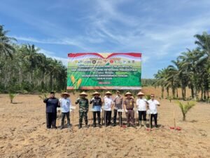 Polres Mesuji Laksanakan Penanaman Jagung Serentak Kuartal IV dan Resmikan Gudang Ketahanan Pangan