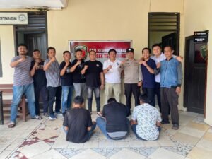 Tekab 308 Presisi Polsek Tegineneng Gelandang Tiga Pelaku Gondol 7 Ekor Sapi ke Mapolsek