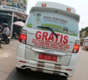 Ditengah Program Pemutihan, Mobil Ambulance Dinkes Kota Bandar Lampung Ketauan Mati Pajak