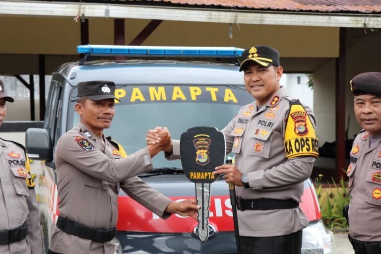 Polres Lampung Barat Luncurkan Pamapta, Pastikan Pelayanan Polri Siaga 24 Jam