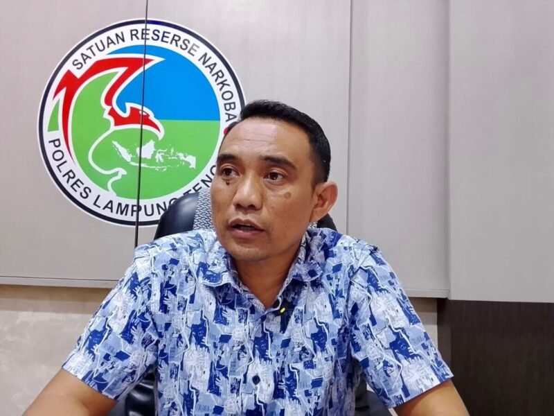 Edarkan Ganja Asal Aceh di Sekitar TPU, Seorang Pria Diamankan Satresnarkoba Polres Lampung Tengah