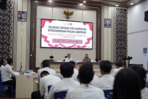 Supervisi Semester II Ditreskrimum Polda Lampung Di Polres Tulang Bawang:Tingkatkan Profesionalisme Dan sinergritas Personel