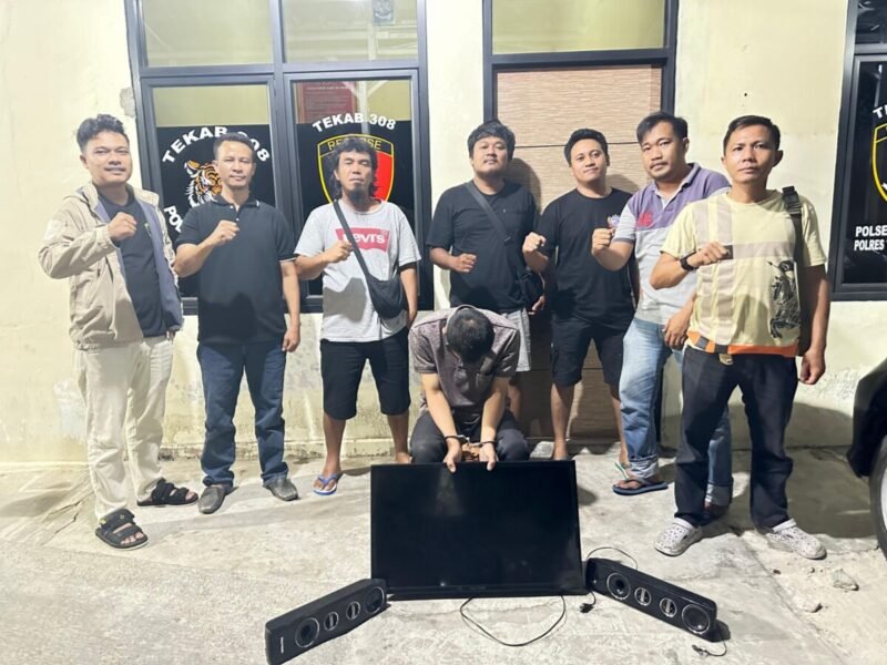 Tak Sampai Dua Hari,Polisi Bekuk Pelaku Pencurian TV Di Menggala