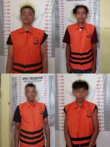 Polisi Ringkus Komplotan Pencuri Motor di Sidomulyo, Salah Satu Pelaku Residivis Kasus Serupa