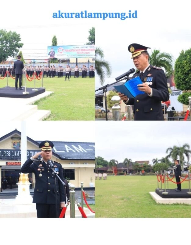 Refleksikan Semangat Persatuan, Polres Lampung Timur Gelar Upacara Khidmat Peringati Hari Sumpah Pemuda ke-97
