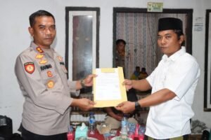 Pertama Kalinya, Kapolres Tanggamus Gelar “Ngobarmas” di Wilayah Terluar, Terima Hibah Tanah untuk Pembangunan Pos Polisi Martanda