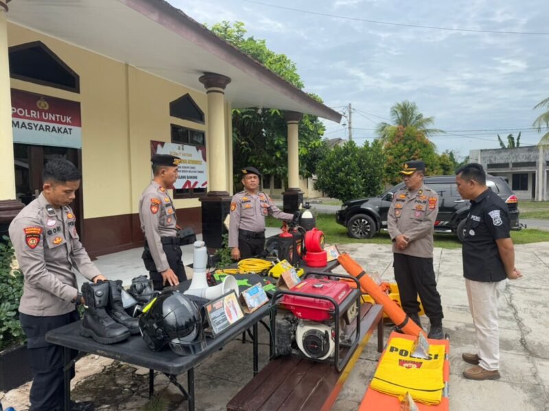 Cuaca Ekstrem Mengancam, Samapta Menjawab Tantangan! Polres Tulang Bawang Tunjukkan Kesiapan Penuh