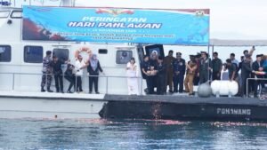 Peringati Hari Pahlawan, Pemkot Bandar  Gelar Upacara Tabur Bunga di Laut Lampung