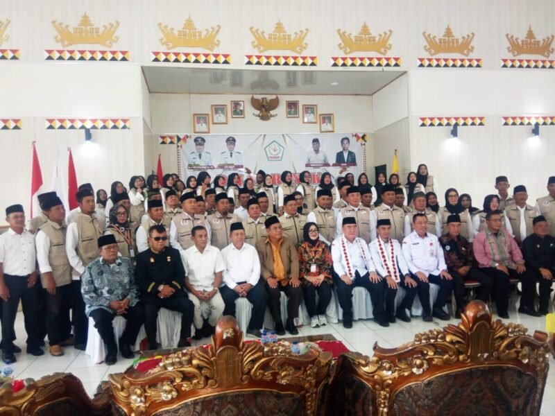 Pengukuhan Satgas Jalan Lurus  Resmi Dilantik Bupati Tanggamus Moh. Saleh Asnawi, Siap Laksanakan Tugas 2025 – 2030.
