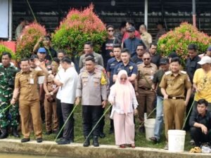 Kapolres Mesuji Hadiri Lomba Mancing HUT Kabupaten Mesuji ke-17