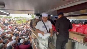 Brimob Polda Lampung Kerahkan Dapur Lapangan Penuhi Konsumsi Jemaah Tabligh Akbar