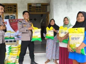 Polres Mesuji Laksanakan Gerakan Pangan Murah, Masyarakat Sangat Terbantu