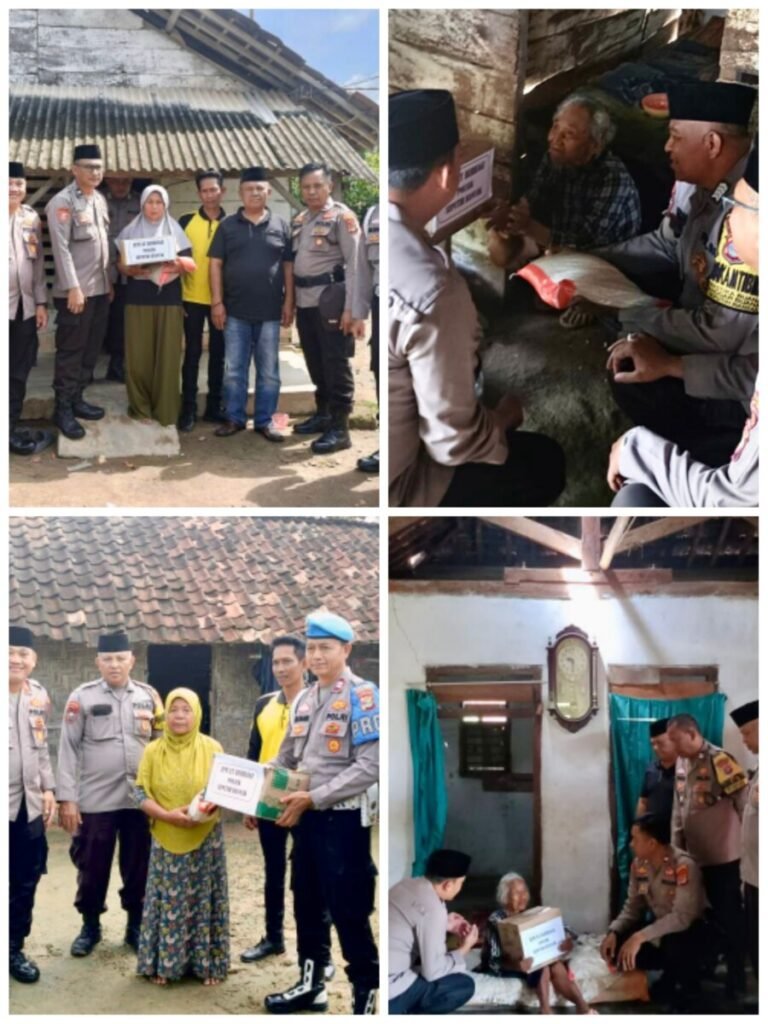 Bukti Nyata Kepedulian Polri, Kapolsek Seputih Banyak Kembali Salurkan Bansos kepada Warga Kurang Mampu