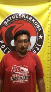 Sat Res Narkoba Polres Mesuji Amankan Seorang Supir Asal Lampung Tengah Karena Kedapatan Memiliki Narkotika Jenis Sabu