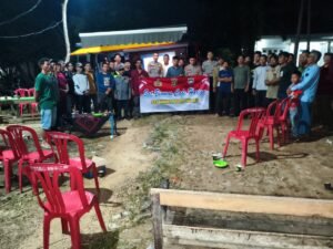 Mempererat Hubungan Dengan Masyarakat Jajaran Sat Binmas Polres Mesuji, Di Desa Fajar Baru