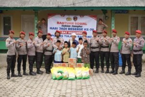 Sat Reskrim Polres Tulang Bawang Gelar Rangkaian Kegiatan Humanis dan Penuh Kepedulian di HUT Reserse ke-78