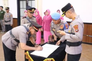 Kapolres Tulang Bawang Pimpin Sertijab Kasi Was, Wujudkan Polri yang Bersih dan Akuntabel