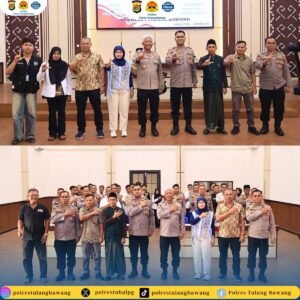 Wakapolres Tulang Bawang Dampingi Puslitbang Polri, Paparan Strategis Jadi Motor Transformasi Polri Menuju Presisi
