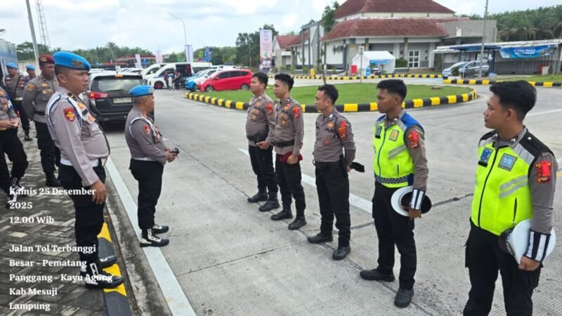 PROPAM Mabes Polri Dan Polda Lampung Cek Kesiapan Pospam–Posyan Operasi Lilin Krakatau 2025 Di Kabupaten Mesuji