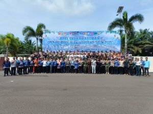 Polres Mesuji Melaksanakan Apel Gelar Pasukan OPS Lilin Krakatau 2025