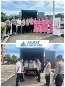 Polres Metro Polda Lampung Kirimkan Bantuan Sosial untuk Korban Bencana di Sumut, Sumbar, dan Aceh