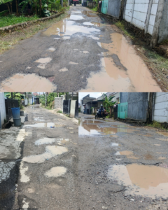 Setahun Lebih Jalan Rusak Tak Diperbaiki, Warga Pertanyakan Kinerja dan Prioritas Anggaran Pemkot Bandar Lampung