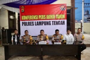 Lampung Tengah — Sepanjang tahun 2025, Polres Lampung Tengah berhasil mengungkap ratusan kasus tindak pidana serta menangani berbagai gangguan keamanan dan ketertiban masyarakat (kamtibmas) di wilayah hukumnya.