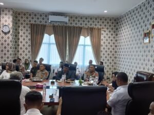 Kapolres Mesuji Menghadiri Rapat Kordinasi Bersama Pemerintah Daerah Kabupaten Mesuji Dan Tulang Bawang
