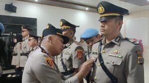 Kapolres Mesuji AKBP Dr. Muhammad Firdaus S.Ik, M.H Menggelar Upacara Serah Terima Jabatan (Sertijab)