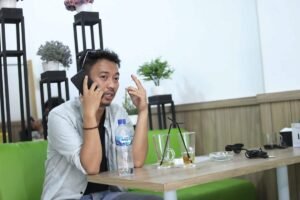 Wakil Ketua DPW PWDPI Lampung, Iqbal Muharram Dorong Perbaikan Jalan Demi Keselamatan Warga