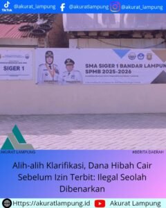 Alih-alih Klarifikasi, Dana Hibah Cair Sebelum Izin Terbit: Ilegal Seolah Dibenarkan
